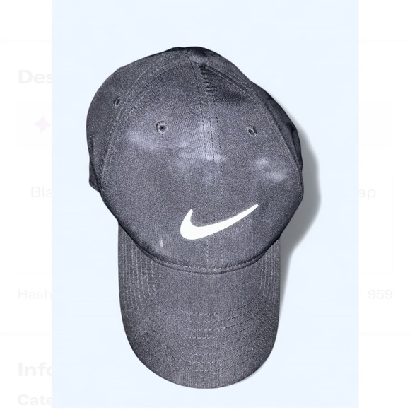 Nike SB Icon Hat - Black/White - New Star ❤️Nike Black and White Hat Classic Style